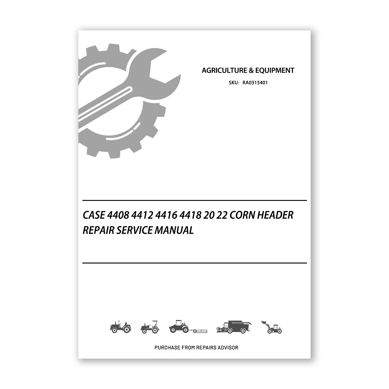 まん　サービスマニュアル Case ih 4408 22 corn header service repair manual | PDF
