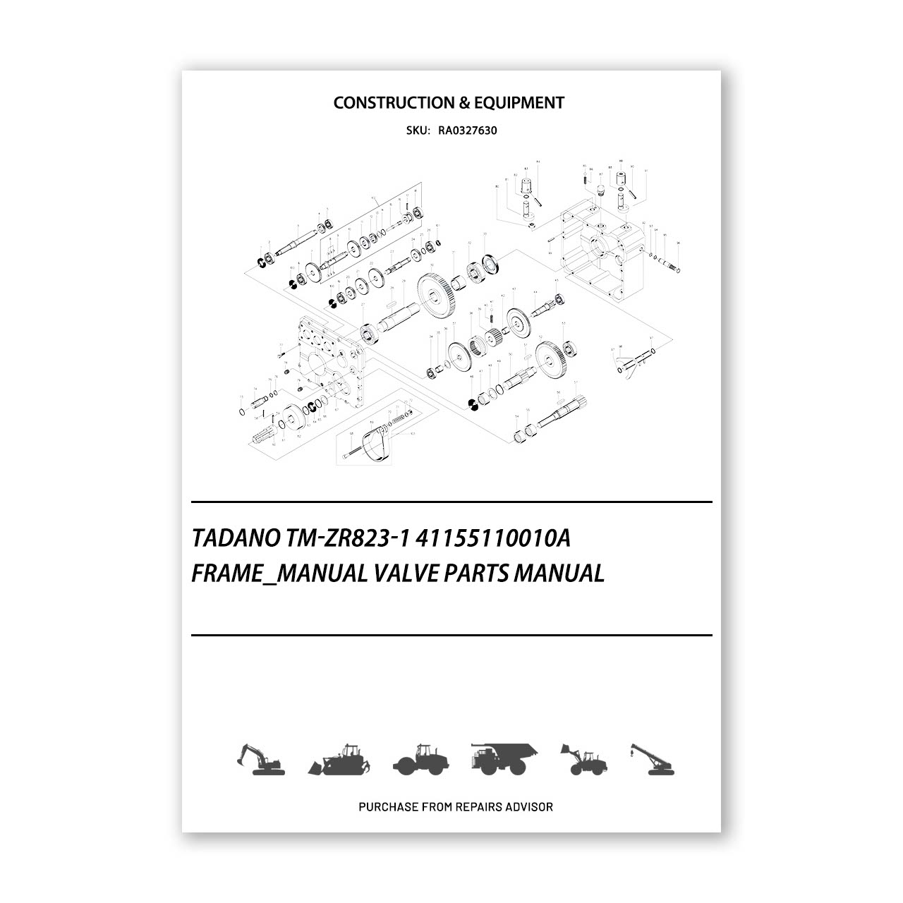 純正部 GENUINE PARTS TADANO GENUINE Part construction_and_equipment_ra0