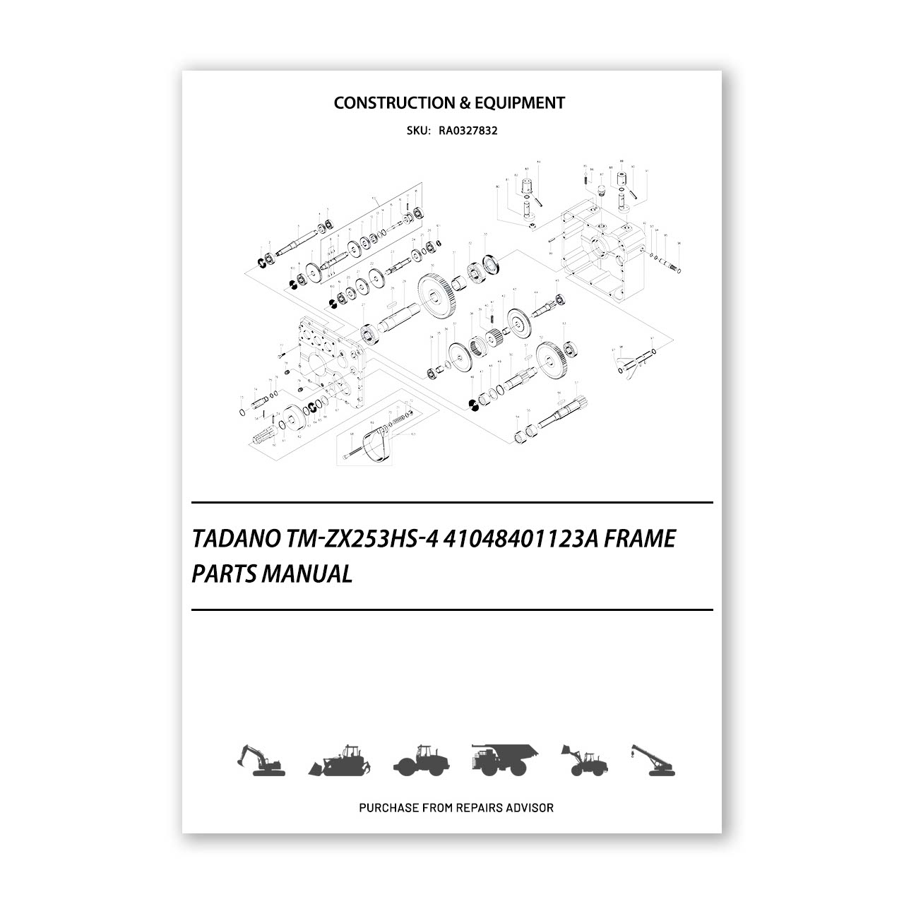 Hi mama様確認用 Tadano Tm-Zx253Hs-4 41048401123A Frame Parts Manual