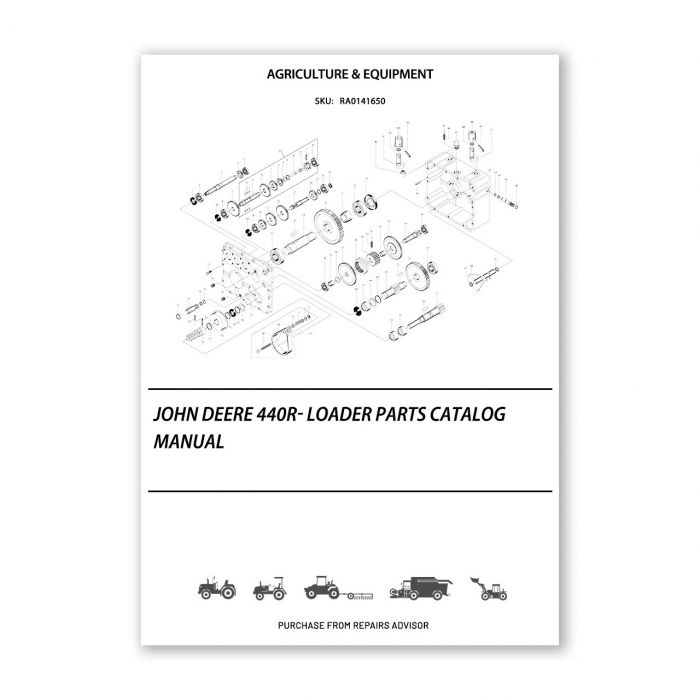 John Deere 440R- Loader Parts Catalog Manual