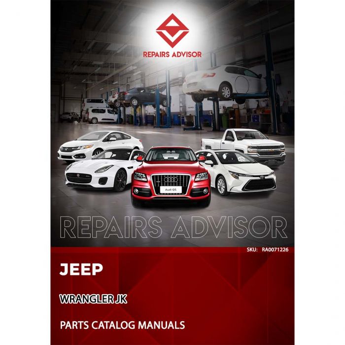 2008 Jeep Wrangler JK Parts Catalog Repair & Maintenance Guide