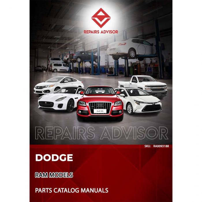 2002 Dodge Ram DR Parts Catalog Service & Repair Manual