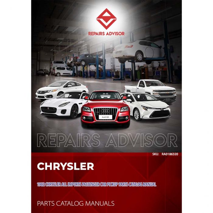 1982 Chrysler All Imports Passenger Car Pickup Parts Catalog Manual