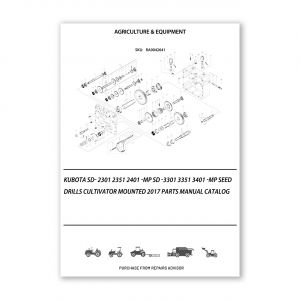 RA0042641_Kubota-SD-2301-2351-2401-MP-SD-3301-3351-3401-MP-Seed-drills-Cultivator-mounted-2017-Parts-Manual-Catalog