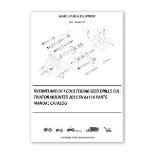 RA0045137_Kverneland-DF1-Coulterbar-Seed-drills-Cultivator-mounted-2015-Sn-64116-Parts-Manual-Catalog