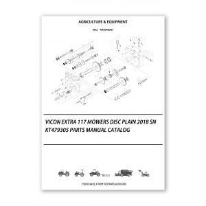 RA0048307_Vicon-Extra-117-Mowers-Disc-Plain-2018-Sn-KT479305-Parts-Manual-Catalog