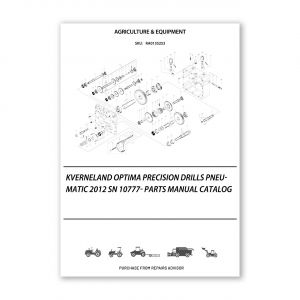 RA0135253_Kverneland-OPTIMA-Precision-drills-Pneumatic-2012-Sn-10777-Parts-Manual-Catalog