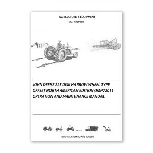 RA0149575_John-Deere-225-Disk-Harrow-Wheel-Type-Offset-North-American-Edition-OMP72011-Operation-and-Maintenance-manual