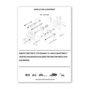 RA0172052_Kubota-Tractor-ST-STV-GCD600-C-10433-W20TT00013-W20TS01594-W20TS01618-SERIE-STW-Tractor-Parts-Catalog-Manual