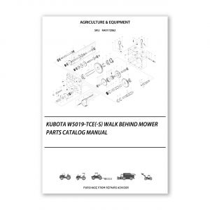 RA0172062_Kubota-W5019-TCE-S-Walk-Behind-Mower-Parts-Catalog-Manual