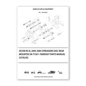 RA0246065_Vicon-RS-XL-2005-3005-Spreaders-Disc-Rear-mounted-Sn-77301-70009507-Parts-Manual-Catalog