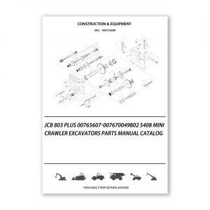 RA0154290_JCB-803-Plus-00765607-007670049802-5408-Mini-Crawler-Excavators-Parts-manual-catalog