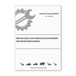RA0318424_New-Holland-E215BJ-Hydraulic-Excavator-Workshop-Repair-Service-Manual