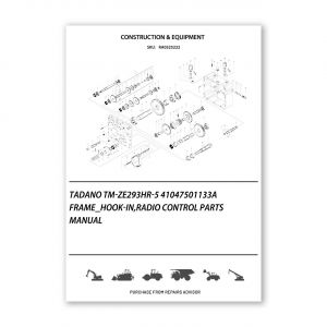 RA0325222_Tadano-Tm-Ze293Hr-5-41047501133A-Frame_Hook-In-Radio-Control-Parts-manual
