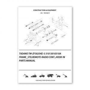 RA0326610_Tadano-Tm-Zf302-He-3-31013010310A-Frame_Std-Remote-Radio-Cont-Hook-In-Parts-manual