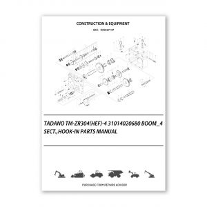RA0327147_Tadano-Tm-Zr304-Hef-4-31014020680-Boom_4-Sect-Hook-In-Parts-manual