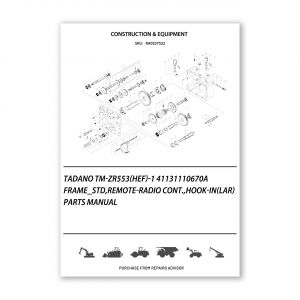 RA0327522_Tadano-Tm-Zr553-Hef-1-41131110670A-Frame_Std-Remote-Radio-Cont-Hook-In-Lar-Parts-manual