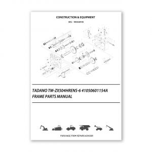 RA0328105_Tadano-Tm-Zx504Hrens-6-41050601154A-Frame-Parts-manual