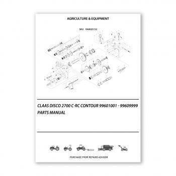 RA0025152_Claas-DISCO-2700-C-RC-CONTOUR-99601001-99609999-Parts-Manual