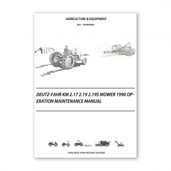 RA0040060_Deutz-Fahr-KM-2-17-2-19-2-19S-Mower-1990-Operation-Maintenance-Manual