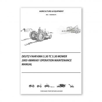 RA0040270_Deutz-Fahr-KMA-5-30-TC-5-30-Mower-2005-08MKA01-Operation-Maintenance-Manual