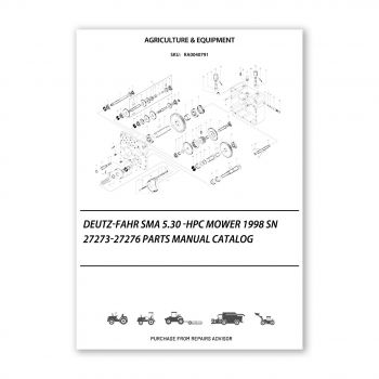 RA0040791_Deutz-Fahr-SMA-5-30-HPC-Mower-1998-SN-27273-27276-Parts-Manual-Catalog