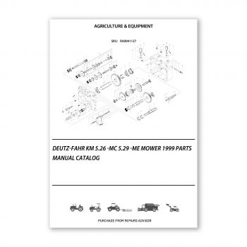 RA0041127_Deutz-Fahr-KM-5-26-MC-5-29-ME-Mower-1999-Parts-Manual-Catalog