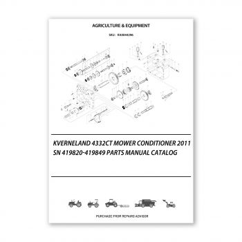 RA0044296_Kverneland-4332CT-Mower-Conditioner-2011-Sn-419820-419849-Parts-Manual-Catalog