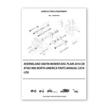 RA0044344_Kverneland-5087M-Mower-Disc-Plain-2016-Sn-KT461900-North-America-Parts-Manual-Catalog