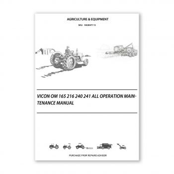 RA0047115_Vicon-OM-165-216-240-241-all-Operation-Maintenance-Manual