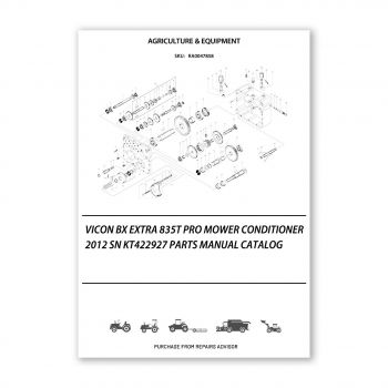 RA0047858_Vicon-Bx-Extra-835T-Pro-Mower-Conditioner-2012-Sn-KT422927-Parts-Manual-Catalog