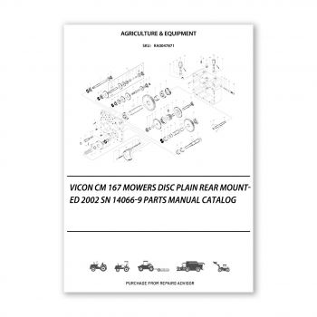 RA0047871_Vicon-CM-167-Mowers-Disc-Plain-Rear-mounted-2002-Sn-14066-9-Parts-Manual-Catalog