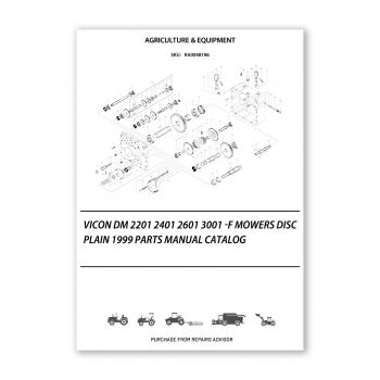 RA0048196_Vicon-DM-2201-2401-2601-3001-F-Mowers-Disc-Plain-1999-Parts-Manual-Catalog