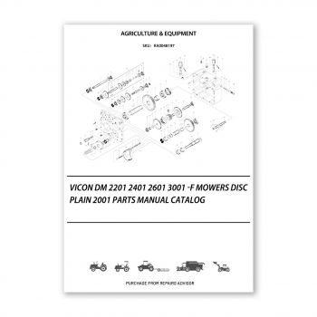 RA0048197_Vicon-DM-2201-2401-2601-3001-F-Mowers-Disc-Plain-2001-Parts-Manual-Catalog