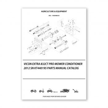 RA0048533_Vicon-Extra-832CT-Pro-Mower-Conditioner-2012-Sn-KT440195-Parts-Manual-Catalog