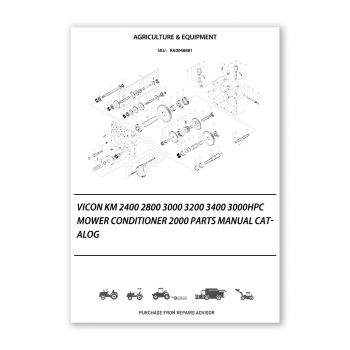 RA0048881_Vicon-KM-2400-2800-3000-3200-3400-3000HPC-Mower-Conditioner-2000-Parts-Manual-Catalog