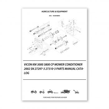 RA0048895_Vicon-KM-3000-3800-CP-Mower-Conditioner-2002-Sn-27297-3-27310-3-Parts-Manual-Catalog