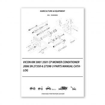 RA0048902_Vicon-KM-3001-3501-CP-Mower-Conditioner-2006-Sn-27350-6-27398-3-Parts-Manual-Catalog