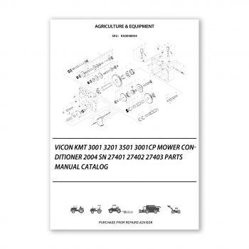 RA0048934_Vicon-KMT-3001-3201-3501-3001CP-Mower-Conditioner-2004-Sn-27401-27402-27403-Parts-Manual-Catalog