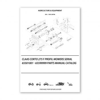 RA0128786_Claas-Corto-275-F-Profil-Mowers-Serial-65501001-65599999-Parts-Manual-Catalog