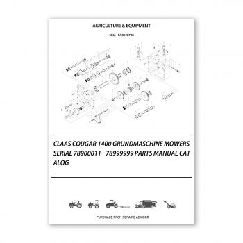 RA0128798_Claas-Cougar-1400-Grundmaschine-Mowers-Serial-78900011-78999999-Parts-Manual-Catalog