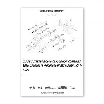 RA0128808_Claas-Cutterbar-C900-C390-Lexion-Combines-Serial-70000011-70099999-Parts-Manual-Catalog