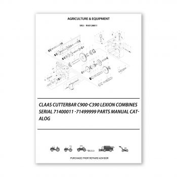 RA0128811_Claas-Cutterbar-C900-C390-Lexion-Combines-Serial-71400011-71499999-Parts-Manual-Catalog