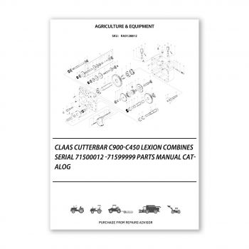 RA0128812_Claas-Cutterbar-C900-C450-Lexion-Combines-Serial-71500012-71599999-Parts-Manual-Catalog