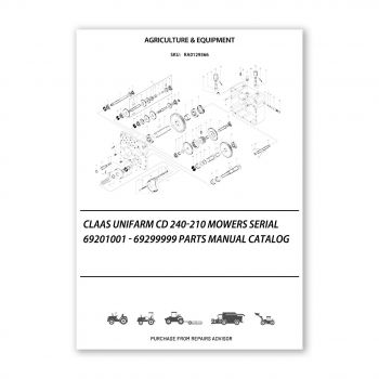 RA0129366_Claas-Unifarm-Cd-240-210-Mowers-Serial-69201001-69299999-Parts-Manual-Catalog