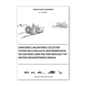 RA0140841_John-Deere-2-Bag-Material-Collection-System-for-42-Inch-Accel-Deep-Mower-Decks-on-5200-Series-Lawn-Tractors-OMUC26917-Operation-and-Maintenance-manual