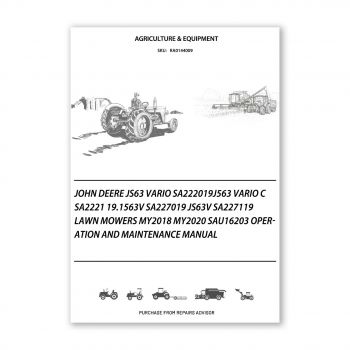 RA0144009_John-Deere-JS63-VARIO-SA222019J563-VARIO-C-SA2221-19-1563v-SA227019-JS63V-SA227119-Lawn-Mowers-MY2018-MY2020-SAU16203-Operation-and-Maintenance-manual