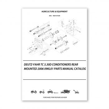 RA0157539_Deutz-Fahr-TC-3-30D-Conditioners-Rear-mounted-2006-09KL01-Parts-Manual-Catalog