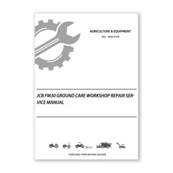 RA0313163_JCB-FM30-Ground-Care-Workshop-Repair-Service-Manual