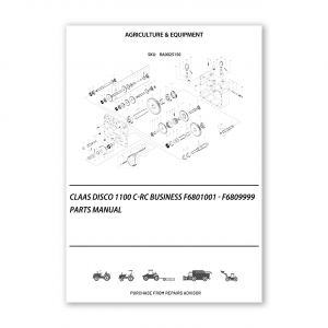 RA0025150_Claas-DISCO-1100-C-RC-BUSINESS-F6801001-F6809999-Parts-Manual